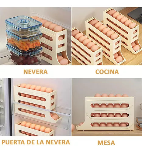 ORGANIZADOR DE HUEVOS PARA COCINA